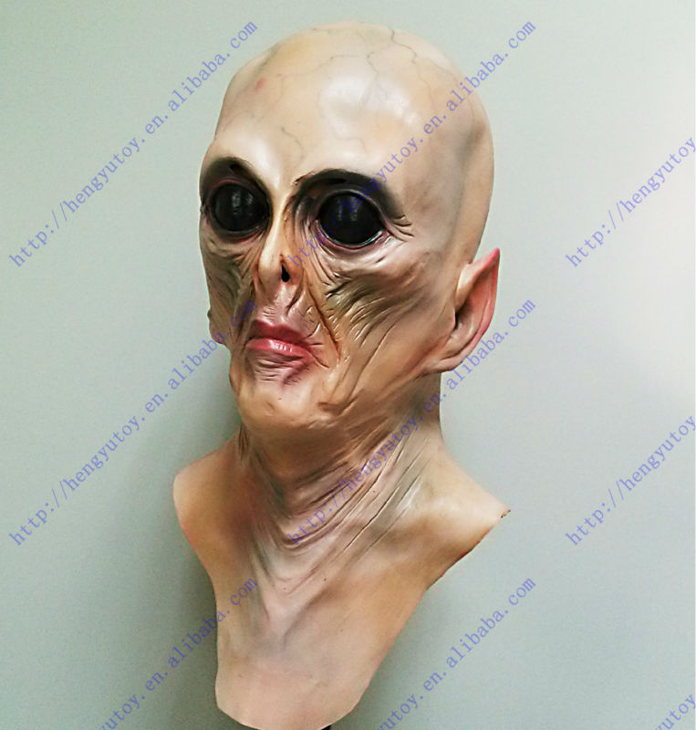 Máscara alienígena de luxo rea - Latex Alien Mask Realistic avaliação e preço