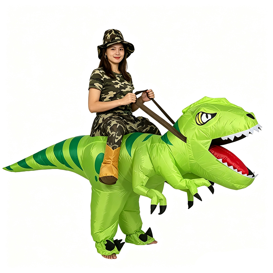 Fantasia Inflável de Dinossaur - Inflatable Dinosaur Costume Adult avaliação e preço