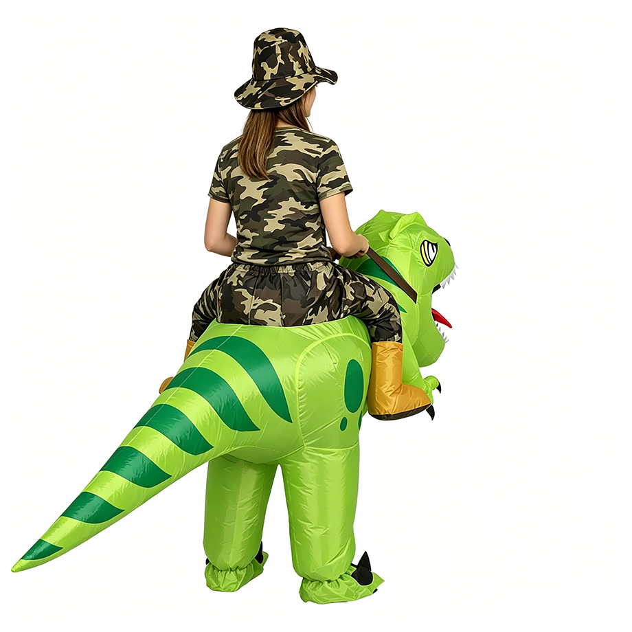 Fantasia Inflável de Dinossaur - Inflatable Dinosaur Costume Adult avaliação e preço
