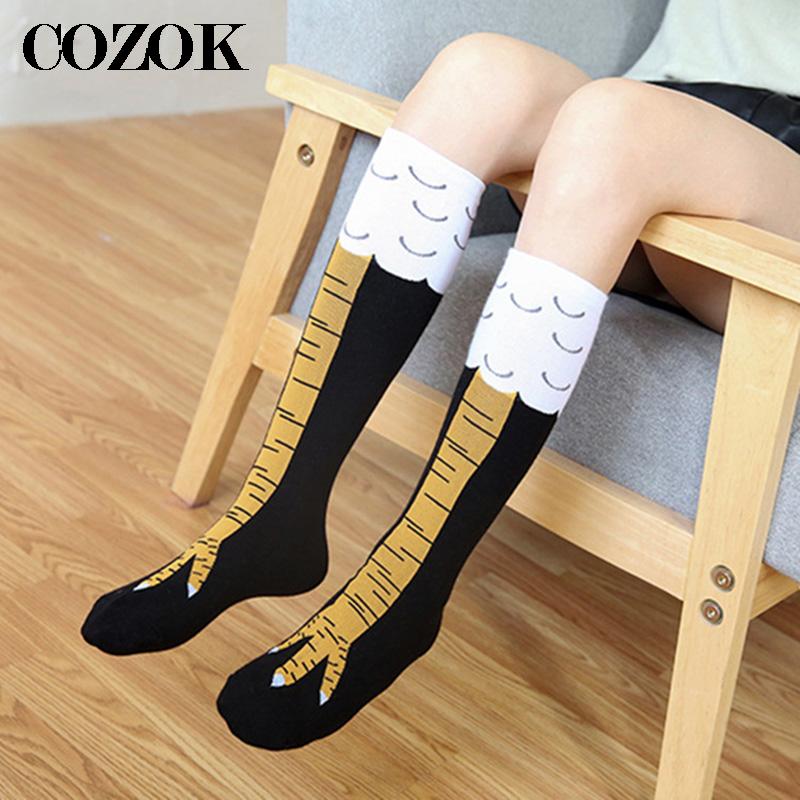 Alta qualidade das mulheres lo - Funny Chicken Leg Socks avaliação e preço
