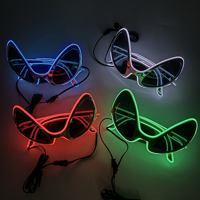 Legal light up led alienígena  - Glow In The Dark Party Glasses avaliação e preço