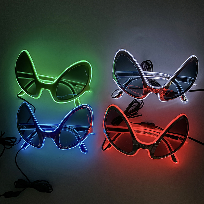 Legal light up led alienígena  - Glow In The Dark Party Glasses avaliação e preço