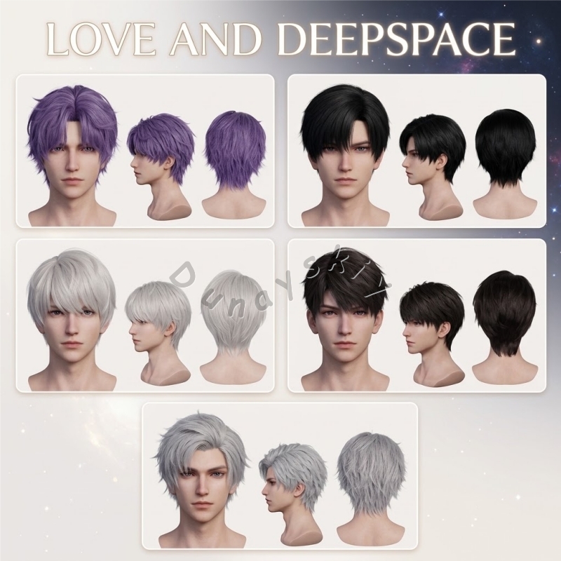 Peruca Cosplay Love And Deepsp - Anime Cosplay Wig Heat Resistant avaliação e preço